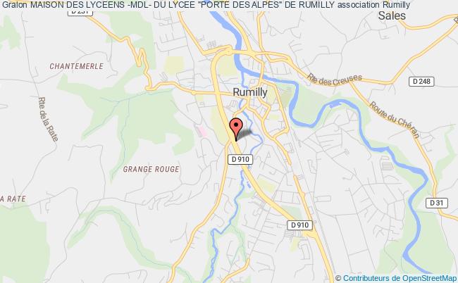 MAISON DES LYCEENS -MDL- DU LYCEE "PORTE DES ALPES" DE RUMILLY