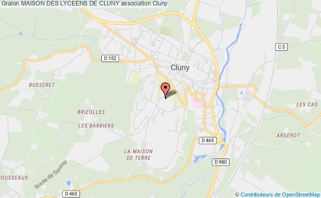 plan association Maison Des Lyceens De Cluny Cluny