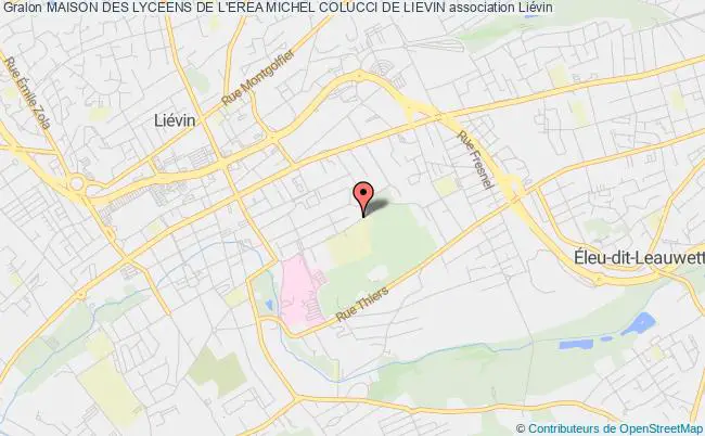 plan association Maison Des Lyceens De L'erea Michel Colucci De Lievin Liévin