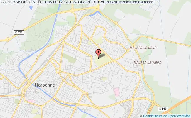 plan association Maison Des Lyceens De La Cite Scolaire De Narbonne Narbonne