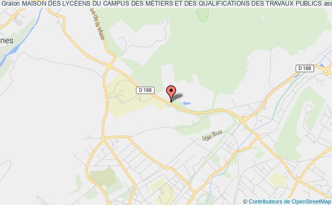 plan association Maison Des LycÉens Du Campus Des MÉtiers Et Des Qualifications Des Travaux Publics Bruay-la-Buissière