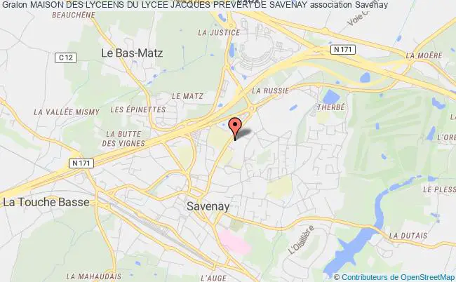 plan association Maison Des Lyceens Du Lycee Jacques Prevert De Savenay Savenay