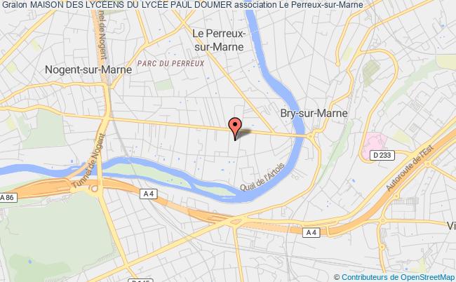 plan association Maison Des LycÉens Du LycÉe Paul Doumer Le Perreux-sur-Marne