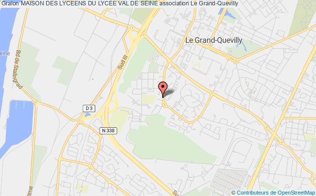 plan association Maison Des Lyceens Du Lycee Val De Seine Le    Grand-Quevilly