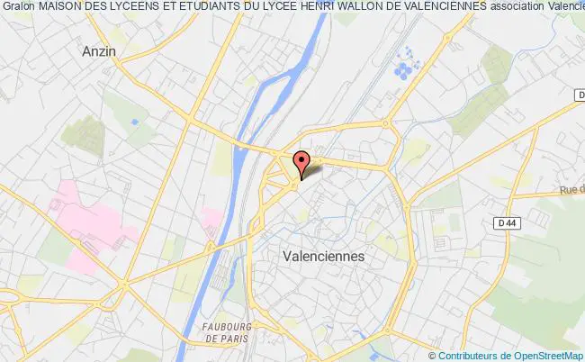 plan association Maison Des Lyceens Et Etudiants Du Lycee Henri Wallon De Valenciennes Valenciennes