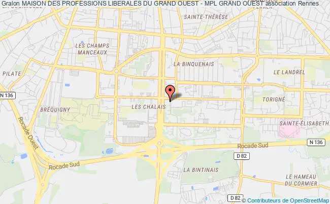 plan association Maison Des Professions Liberales Du Grand Ouest - Mpl Grand Ouest Rennes