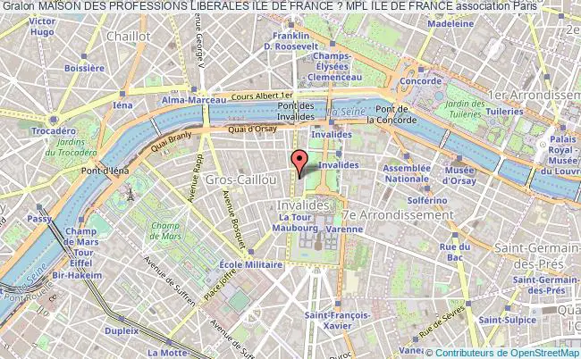 plan association Maison Des Professions Liberales Ile De France ? Mpl Ile De France Paris