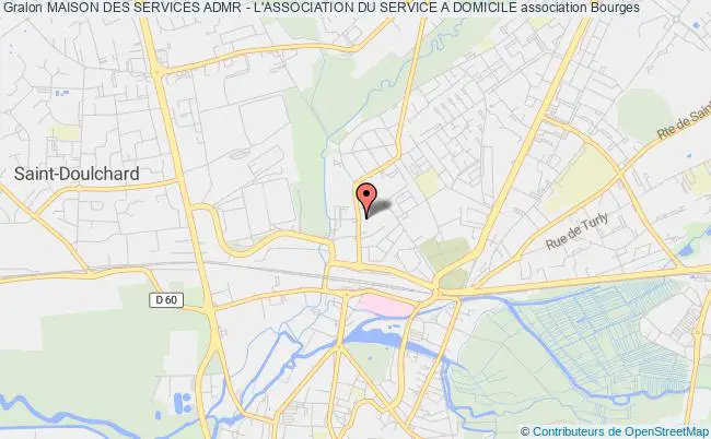 plan association Maison Des Services Admr - L'association Du Service A Domicile Bourges