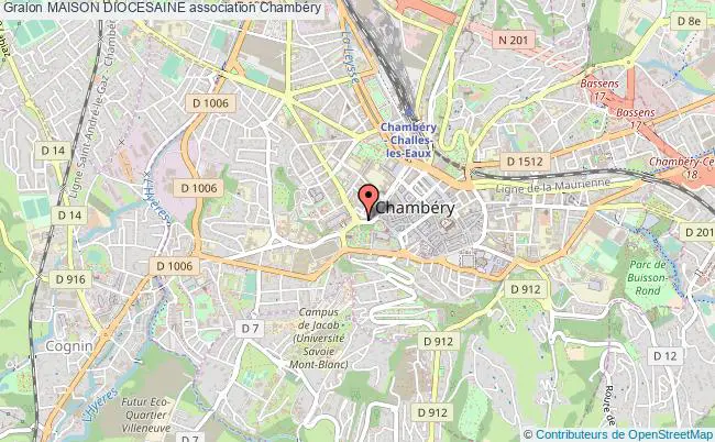 plan association Maison Diocesaine Chambéry