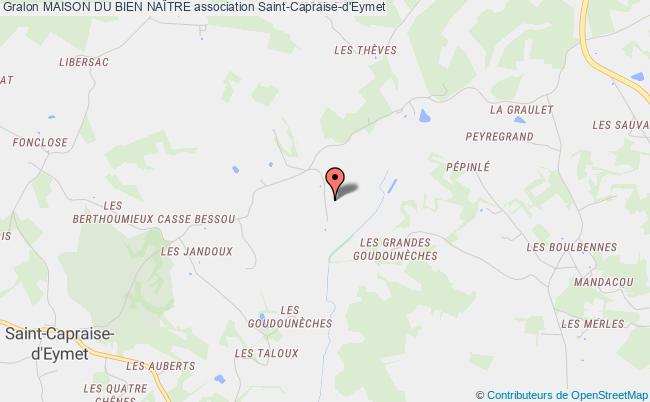 plan association Maison Du Bien NaÎtre Saint-Capraise-d'Eymet