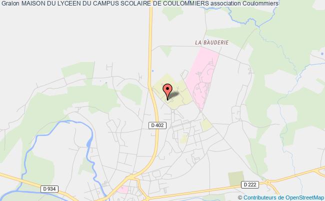 plan association Maison Du Lyceen Du Campus Scolaire De Coulommiers Coulommiers