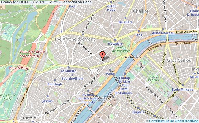 plan association Maison Du Monde Arabe Paris