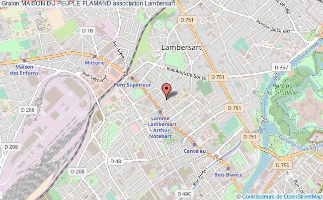 plan association Maison Du Peuple Flamand Lambersart