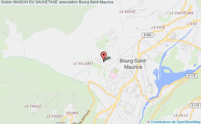 plan association Maison Du Sauvetage Bourg-Saint-Maurice