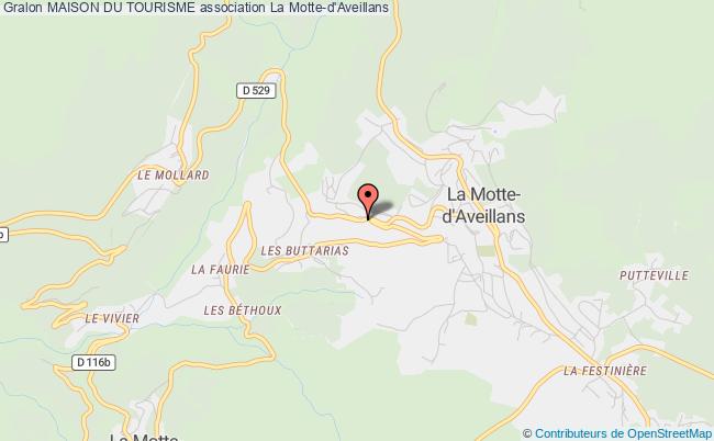 plan association Maison Du Tourisme La Motte-d'Aveillans