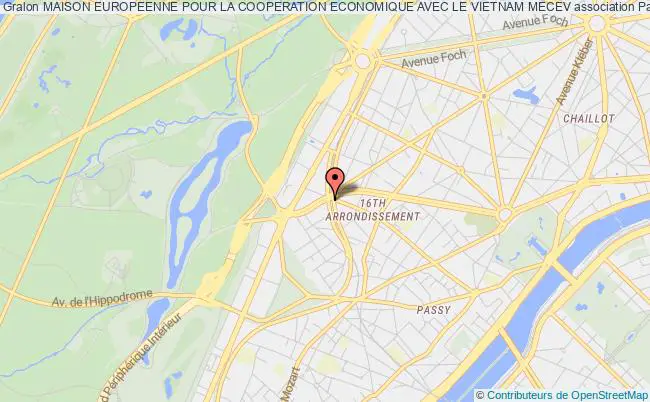 plan association Maison Europeenne Pour La Cooperation Economique Avec Le Vietnam Mecev Paris