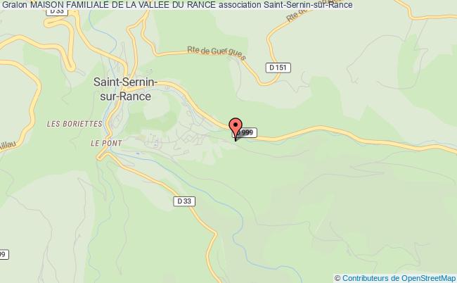 plan association Maison Familiale De La Vallee Du Rance Saint-Sernin-sur-Rance