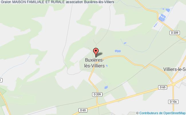 plan association Maison Familiale Et Rurale Buxières-lès-Villiers