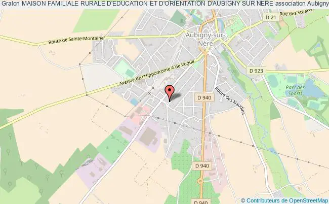 plan association Maison Familiale Rurale D'education Et D'orientation D'aubigny Sur Nere Aubigny-sur-Nère