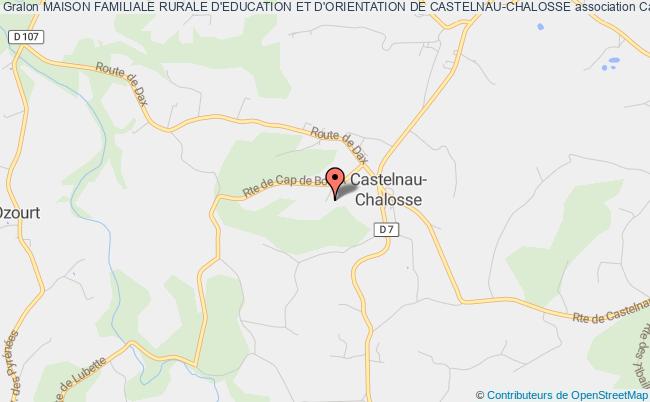 plan association Maison Familiale Rurale D'education Et D'orientation De Castelnau-chalosse Castelnau-Chalosse