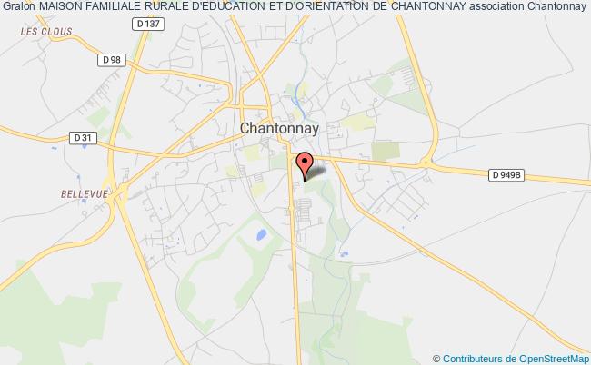 plan association Maison Familiale Rurale D'education Et D'orientation De Chantonnay Chantonnay
