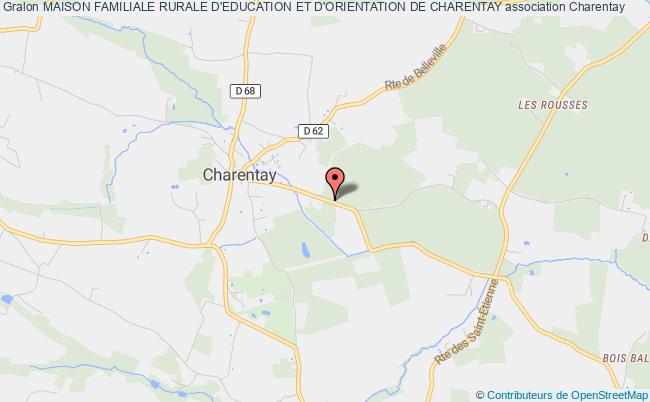 plan association Maison Familiale Rurale D'education Et D'orientation De Charentay Charentay