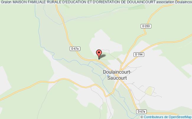 plan association Maison Familiale Rurale D'education Et D'orientation De Doulaincourt Doulaincourt-Saucourt