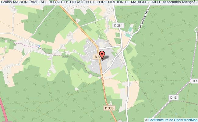 plan association Maison Familiale Rurale D'education Et D'orientation De Marigne-laille Marigné-Laillé