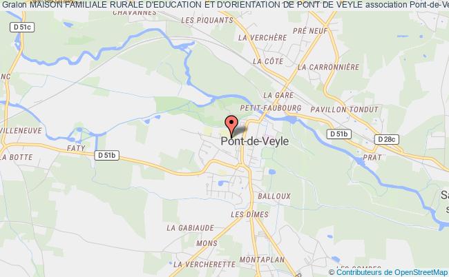 plan association Maison Familiale Rurale D'education Et D'orientation De Pont De Veyle Pont-de-Veyle