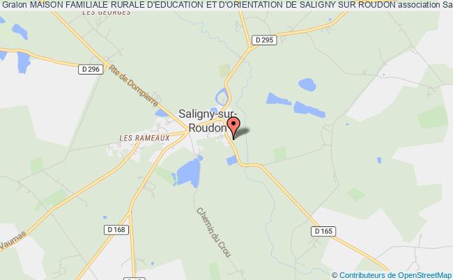 plan association Maison Familiale Rurale D'education Et D'orientation De Saligny Sur Roudon Saligny-sur-Roudon