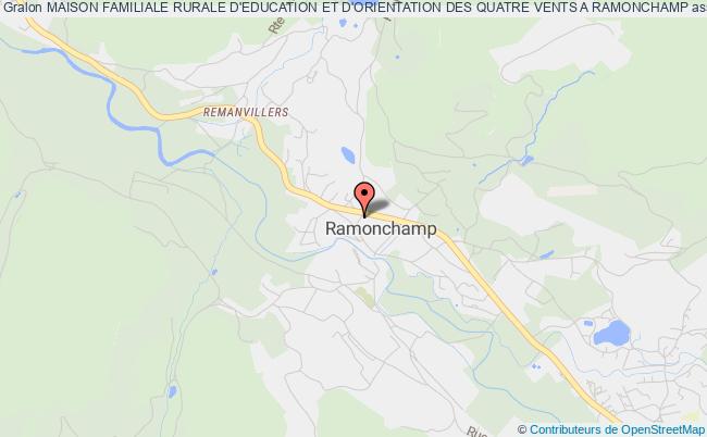 plan association Maison Familiale Rurale D'education Et D'orientation Des Quatre Vents A Ramonchamp Ramonchamp