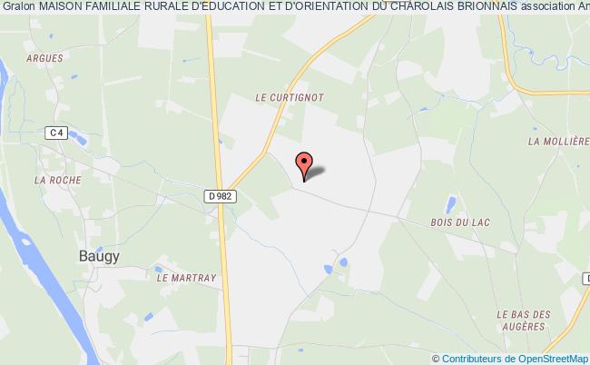 plan association Maison Familiale Rurale D'education Et D'orientation Du Charolais Brionnais Anzy-le-Duc