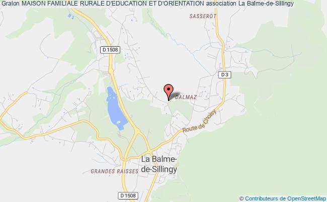 plan association Maison Familiale Rurale D'education Et D'orientation La    Balme-de-Sillingy