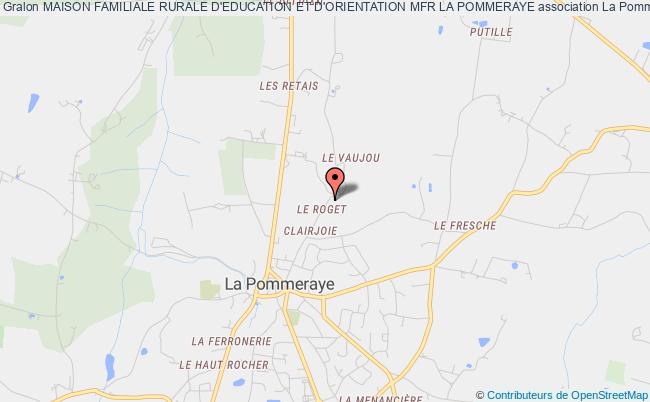 plan association Maison Familiale Rurale D'education Et D'orientation Mfr La Pommeraye Mauges-sur-Loire
