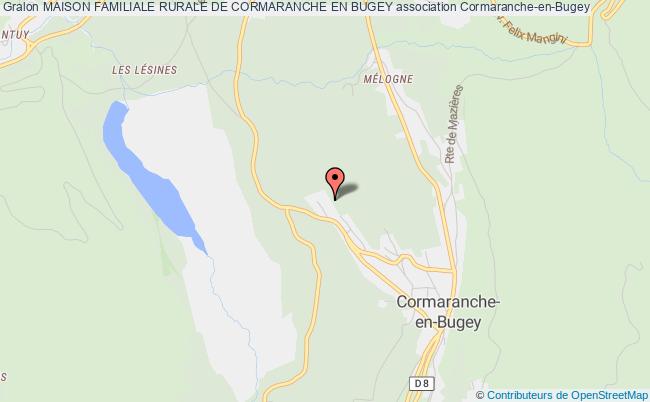 plan association Maison Familiale Rurale De Cormaranche En Bugey Cormaranche-en-Bugey