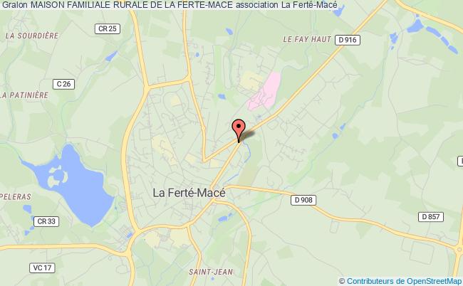 plan association Maison Familiale Rurale De La Ferte-mace La    Ferté-Macé