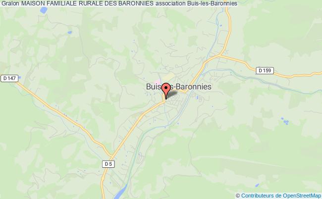 plan association Maison Familiale Rurale Des Baronnies Buis-les-Baronnies