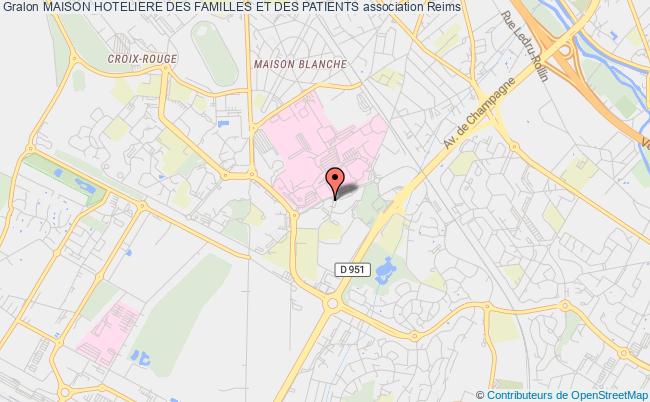 plan association Maison Hoteliere Des Familles Et Des Patients Reims