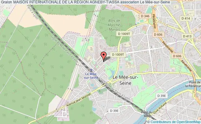 plan association Maison Internationale De La RÉgion Agneby-tiassa Le    Mée-sur-Seine