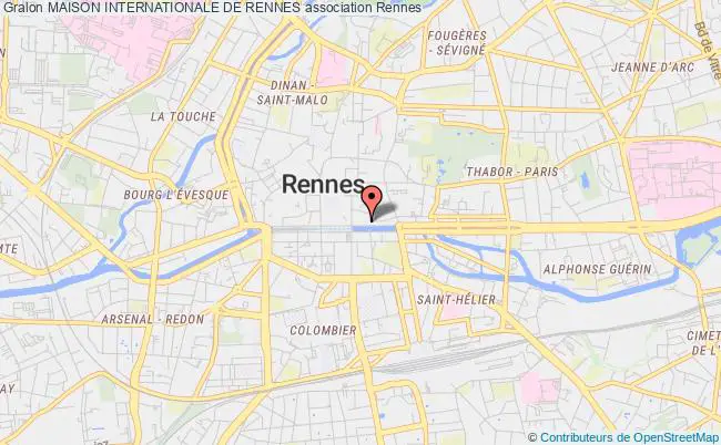 plan association Maison Internationale De Rennes RENNES