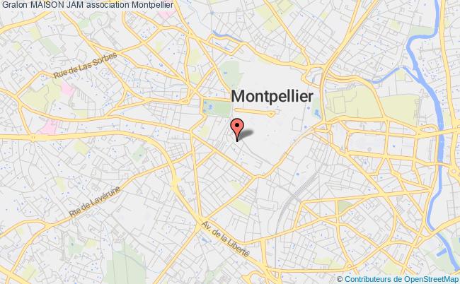 plan association Maison Jam Montpellier
