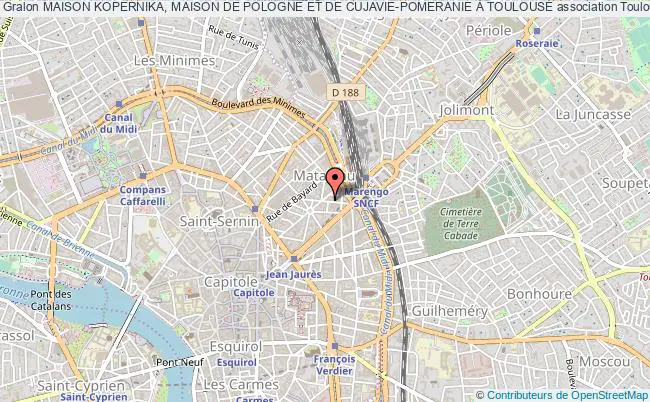 plan association Maison Kopernika, Maison De Pologne Et De Cujavie-pomeranie À Toulouse Toulouse