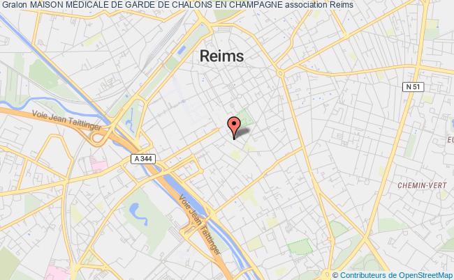 plan association Maison MÉdicale De Garde De Chalons En Champagne Reims