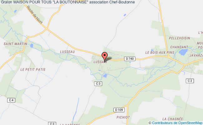 plan association Maison Pour Tous "la Boutonnaise" Chef-Boutonne