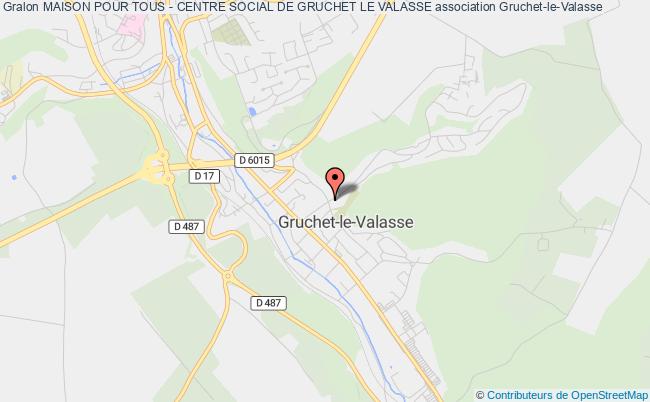 plan association Maison Pour Tous - Centre Social De Gruchet Le Valasse Gruchet-le-Valasse