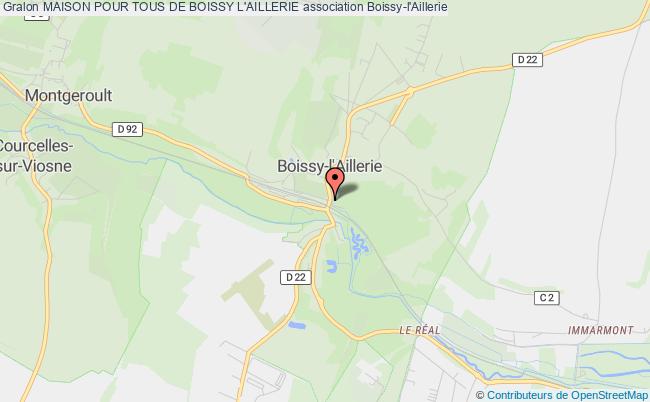 plan association Maison Pour Tous De Boissy L'aillerie Boissy-l'Aillerie