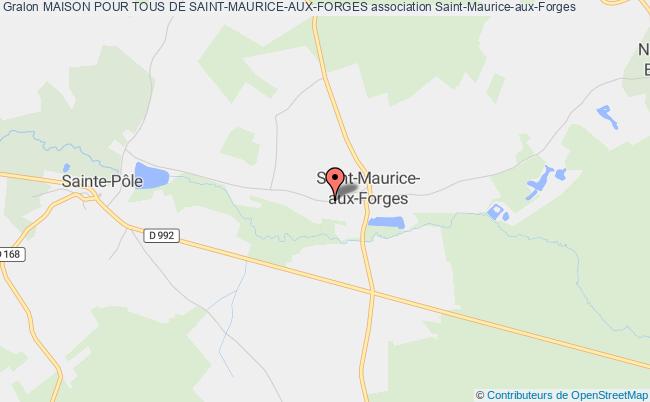 plan association Maison Pour Tous De Saint-maurice-aux-forges Saint-Maurice-aux-Forges