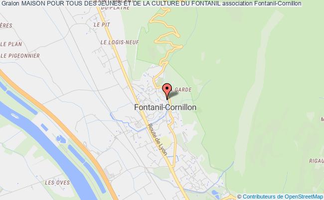plan association Maison Pour Tous Des Jeunes Et De La Culture Du Fontanil Fontanil-Cornillon