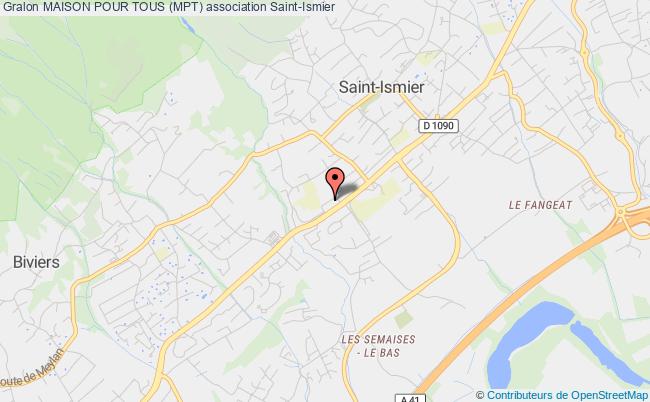 plan association Maison Pour Tous (mpt) Saint-Ismier