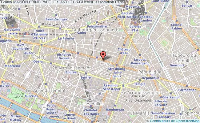 plan association Maison Principale Des Antilles-guyane Paris